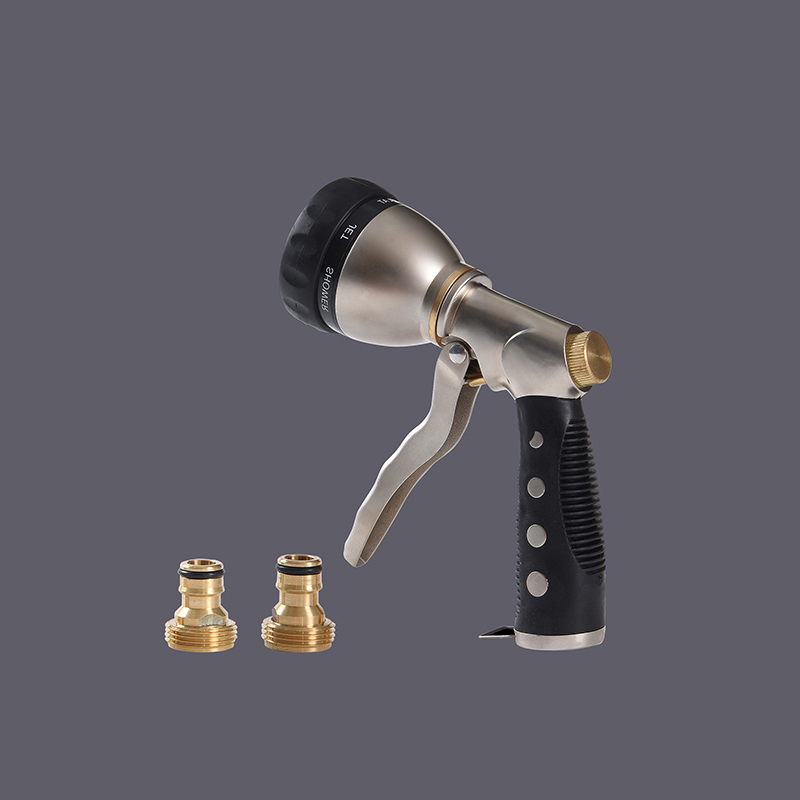 Ugelli per tubi da giardino a flusso regolabile con azione twist