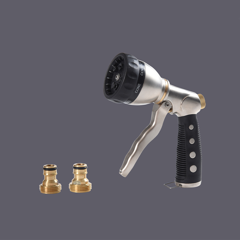 Ugelli per tubi da giardino a flusso regolabile con azione twist